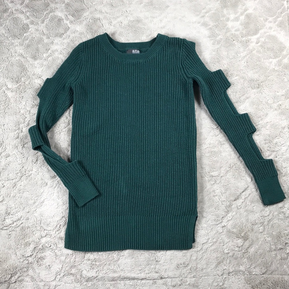 🌸Buy 1 Get 1 Free! ana Rib Hunter Green Sweater